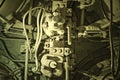 Machinery on WWII submarine