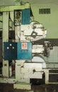 machines on a large printing plant factory, printing of books