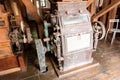 Machines in old watermill in Chechlo Poland