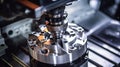 Machining a part on a milling machine