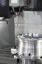 CNC machining center cutting precision part