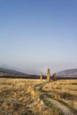 Machrie Moor stone circles on the Isle of Arran. Royalty Free Stock Photo