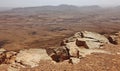 Machtesh Ramon - erosion crater in the Negev desert, the most picturesque natural landmark of Israel