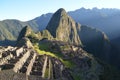 Sunrise at Machu Picchu, Cuzco, Peru Royalty Free Stock Photo