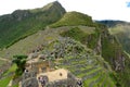 Machu picchu different view, from the sundial - intihuatana stone.