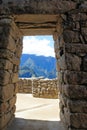 Machu Picchu Doorway in Peru