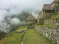 Machu Picchu Houses Royalty Free Stock Photo