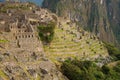 Machu Picchu and Huayna Picchu Royalty Free Stock Photo