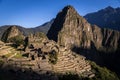 Machu Picchu Inca city, Peru at sunrise Royalty Free Stock Photo