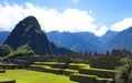 Machu Picchu, Incan Citadel in Peru Royalty Free Stock Photo