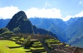 Machu Picchu, Incan Citadel in Peru Royalty Free Stock Photo