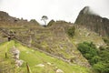 Machu Picchu  is  the lost city of the Incas located in the Cusco Region of southern Peru Royalty Free Stock Photo