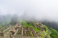 Machu Picchu. Lost city of Inkas in Peru mountains. Royalty Free Stock Photo