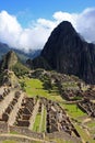 Machu Picchu, the Lost Inca City in Peru Royalty Free Stock Photo