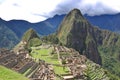 Machu Picchu or Machu Pikchu Quechua machu old Royalty Free Stock Photo