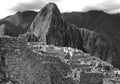 Machu Picchu or Machu Pikchu Quechua machu old, Royalty Free Stock Photo