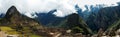 Machu Picchu Panarama Royalty Free Stock Photo