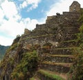 Machu Picchu Panarama Royalty Free Stock Photo