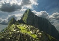 Machu-Picchu panorama Royalty Free Stock Photo