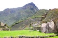 Machu Picchu panorama overview. Peru Royalty Free Stock Photo