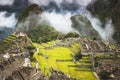 Machu Picchu panorama Royalty Free Stock Photo