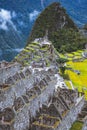 Machu Picchu panorama Royalty Free Stock Photo