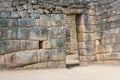 Machu Picchu, Peru - Archway in Machu Picchu Royalty Free Stock Photo