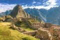 Machu Picchu, Peru - Early Morning View of Machu Picchu Royalty Free Stock Photo