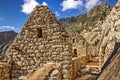 Machu Picchu, Peru - Remains of House Walls inside Machu Picchu UNESCO World Heritage