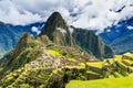 Machu Picchu, Peru. Royalty Free Stock Photo