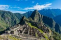 Machu Picchu ruins peruvian Andes Cuzco Peru Royalty Free Stock Photo