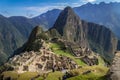 Machu Picchu ruins, PerÃÂº. The city and the Huayna Picchu mountain can be appreciated.