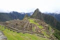 Machu Picchu's houses and terraces Royalty Free Stock Photo