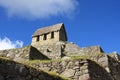Machu Picchu's Watchman's Hut Royalty Free Stock Photo