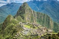 Machu Picchu, Seven wonders of the world, PerÃ¹ Royalty Free Stock Photo