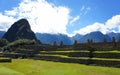 Machu Picchu, Incan Citadel in Peru Royalty Free Stock Photo