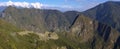 Machu Picchu from sungate Inti Punku Royalty Free Stock Photo