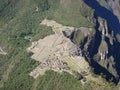 Machu Picchu Vista aÃÂ©rea Royalty Free Stock Photo