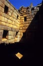 Inside Machu Picchu from Peru Royalty Free Stock Photo