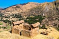 Machu Pitumarca ancient Inca town in Peru