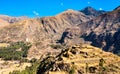 Machu Pitumarca ancient Inca town in Peru Royalty Free Stock Photo