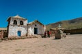 Machuca typical small charming Andean village, Atacama Desert, Chile, South America Royalty Free Stock Photo