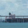 Ship Coal Loading Facility For Export Royalty Free Stock Photo