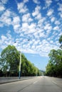 Mackerel clouds