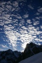 Mackerel cloudscape in sky Royalty Free Stock Photo