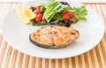 mackerel fish steak Royalty Free Stock Photo