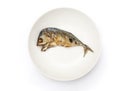 Mackerel fried fish Royalty Free Stock Photo