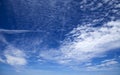 Mackerel sky background Royalty Free Stock Photo