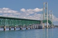 Mackinac Bridge Royalty Free Stock Photo