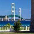 Mackinac Bridge, Mackinaw City Michigan Royalty Free Stock Photo